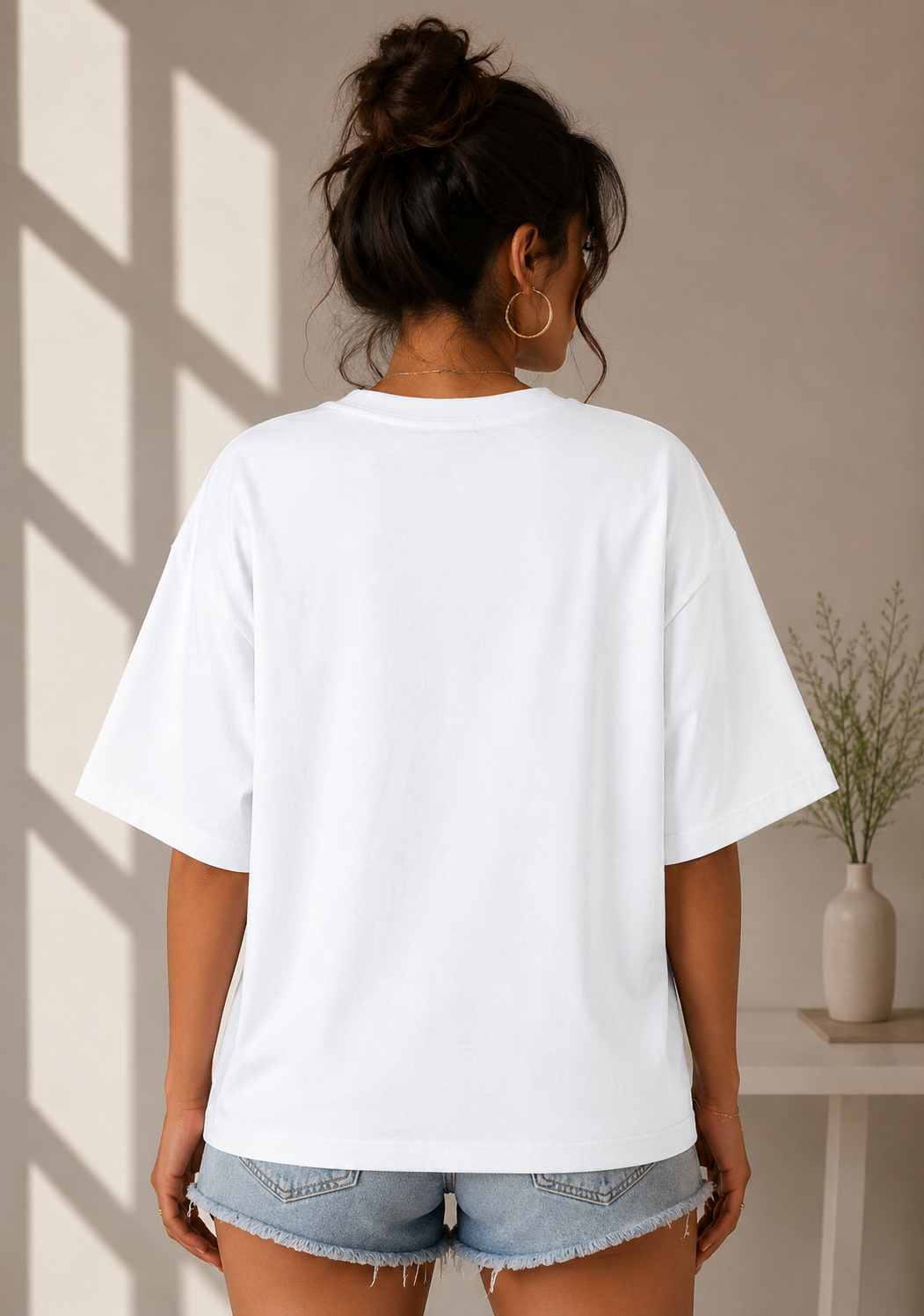 Celestial Bloom Oversized T-Shirt for Women