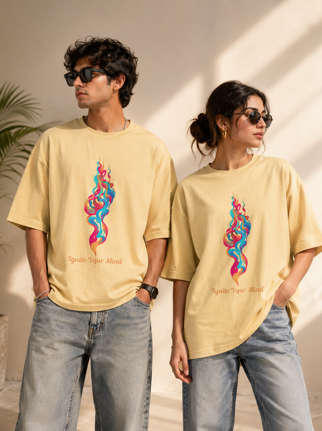 Ignite Your Mind Oversized Unisex T-Shirt